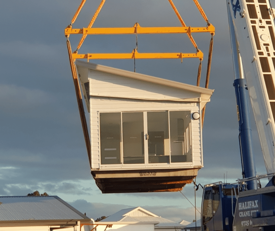 Home craned in at Edenlife Australind.